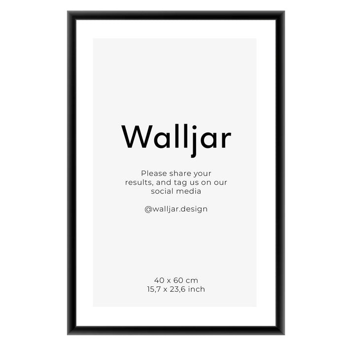 walljar Premium Aluminium Fotolijst Zwart - 40 x 60 cm