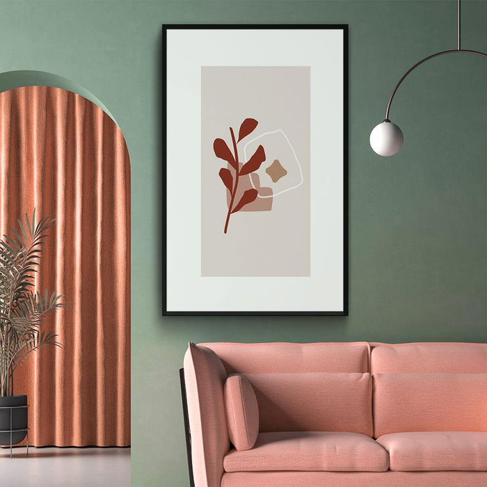 Walljar Abstract Leaf