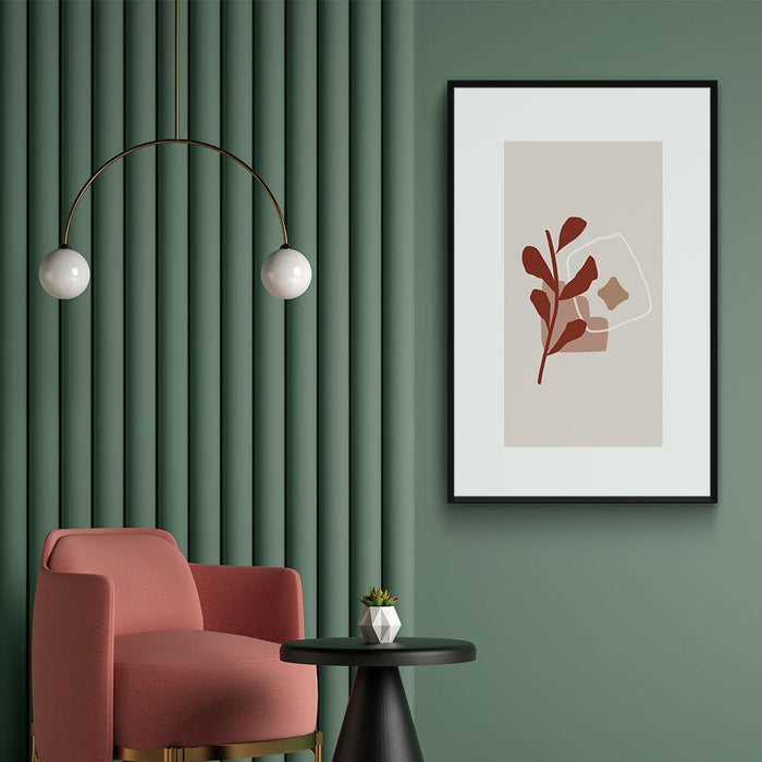 Walljar Abstract Leaf