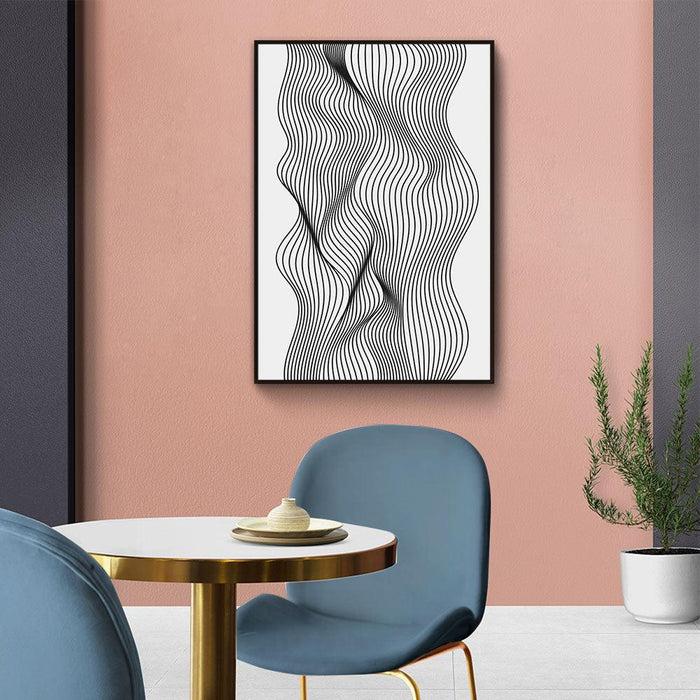 Walljar Abstract Line Art