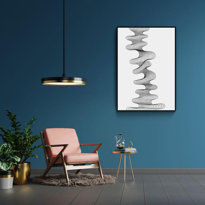 Walljar Abstract Line Art III