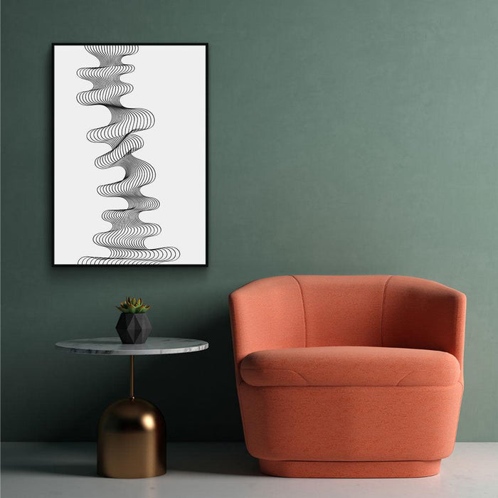 Walljar Abstract Line Art III