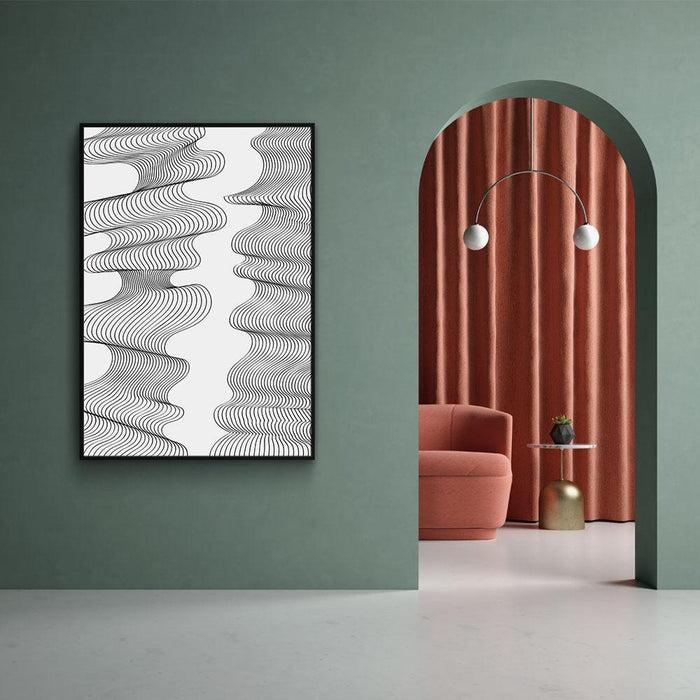 Walljar Abstract Line Art IV