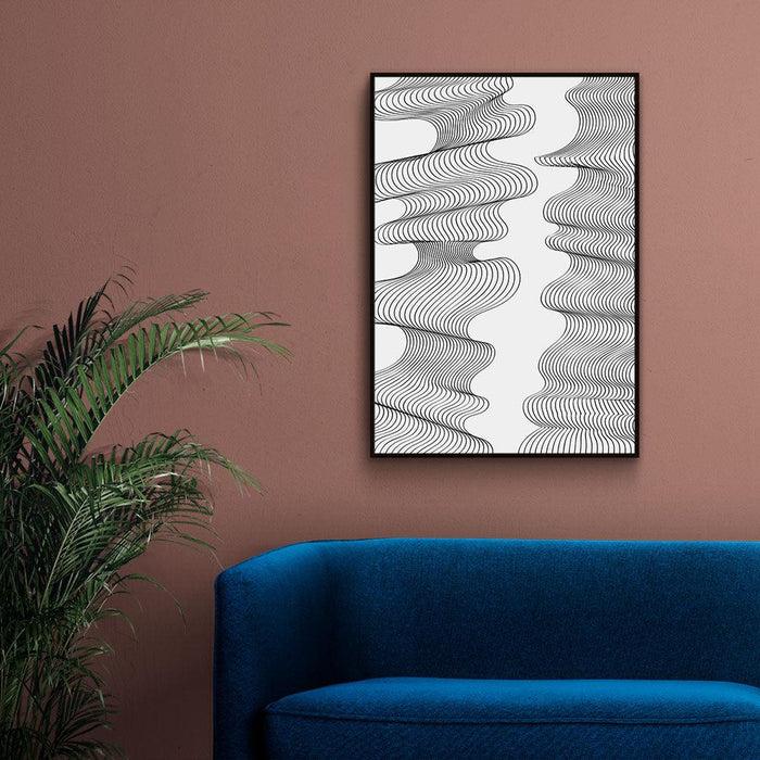 Walljar Abstract Line Art IV