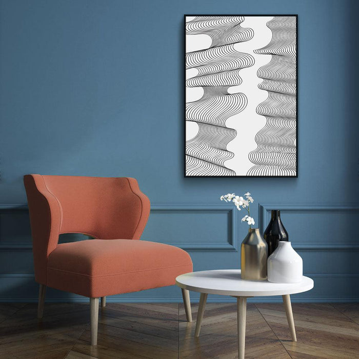 Walljar Abstract Line Art IV