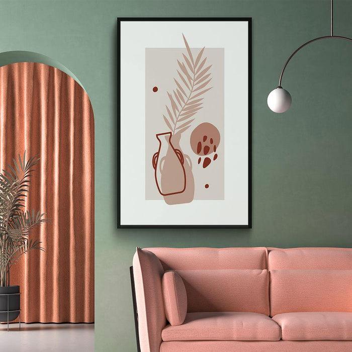 Walljar Abstract Pot Shadow