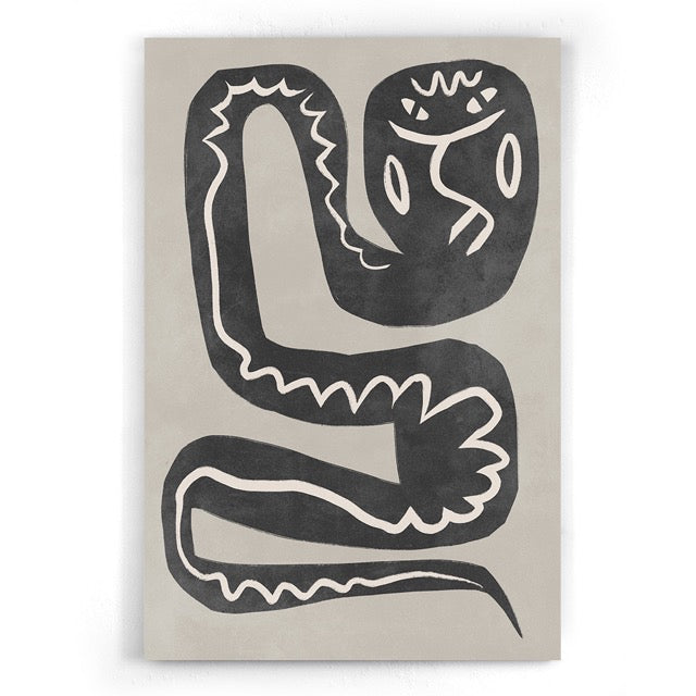 Walljar Abstracte Gekko Drieluik