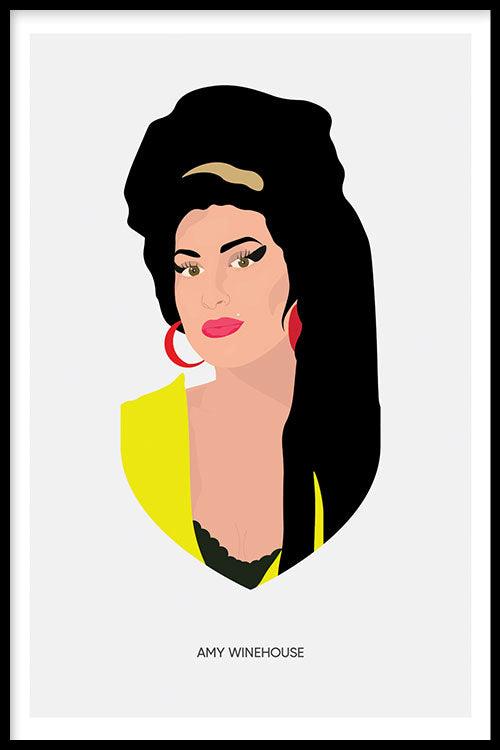 walljar Amy Winehouse