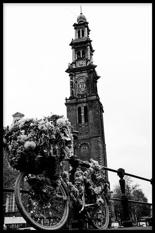 walljar Blooming Bicycle & Westertoren