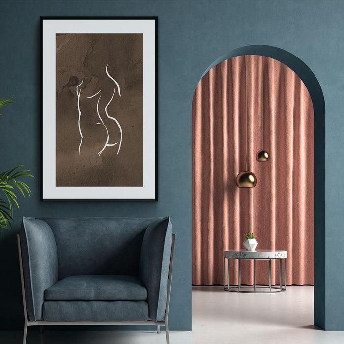 Walljar Body Line Art