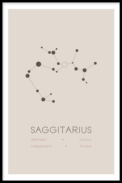 walljar Boogschutter Sterrenbeeld