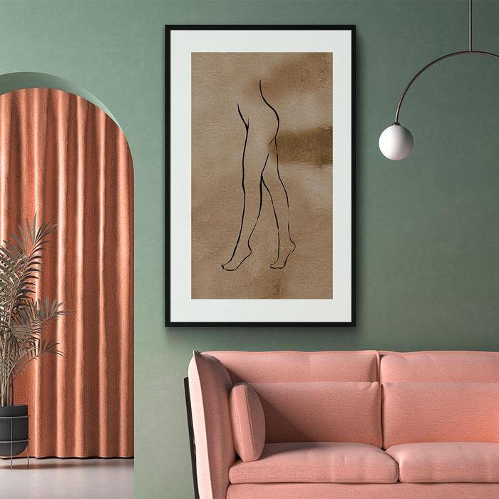 Walljar Bottom Line Art