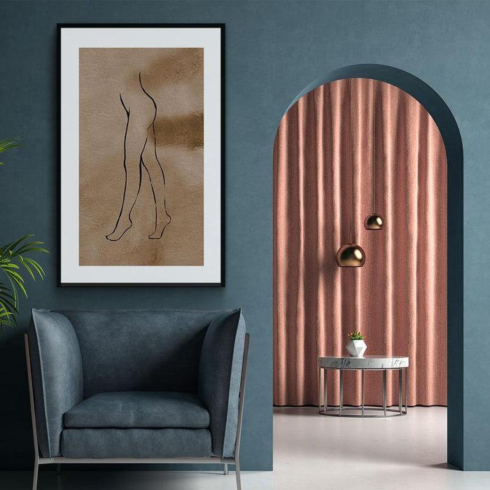 Walljar Bottom Line Art