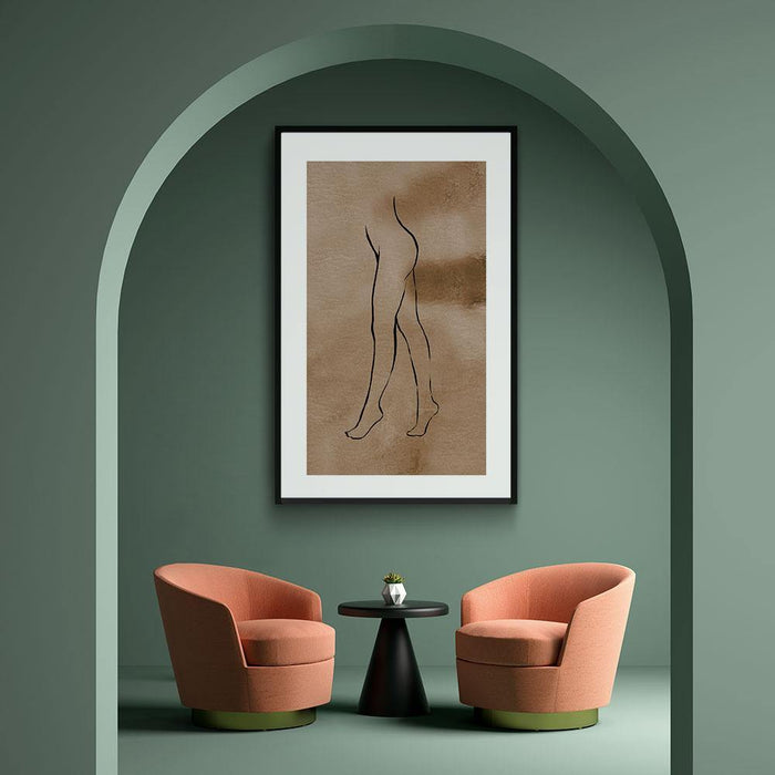 Walljar Bottom Line Art