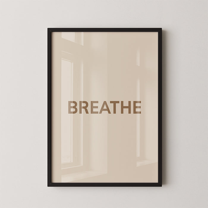 Walljar Breathe Poster