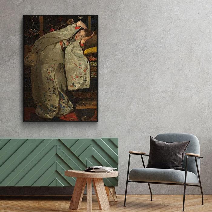 Walljar Breitner - Meisje In Witte Kimono