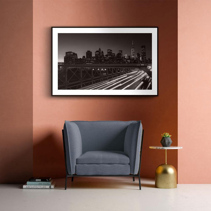Walljar Brooklyn Bridge Skyline