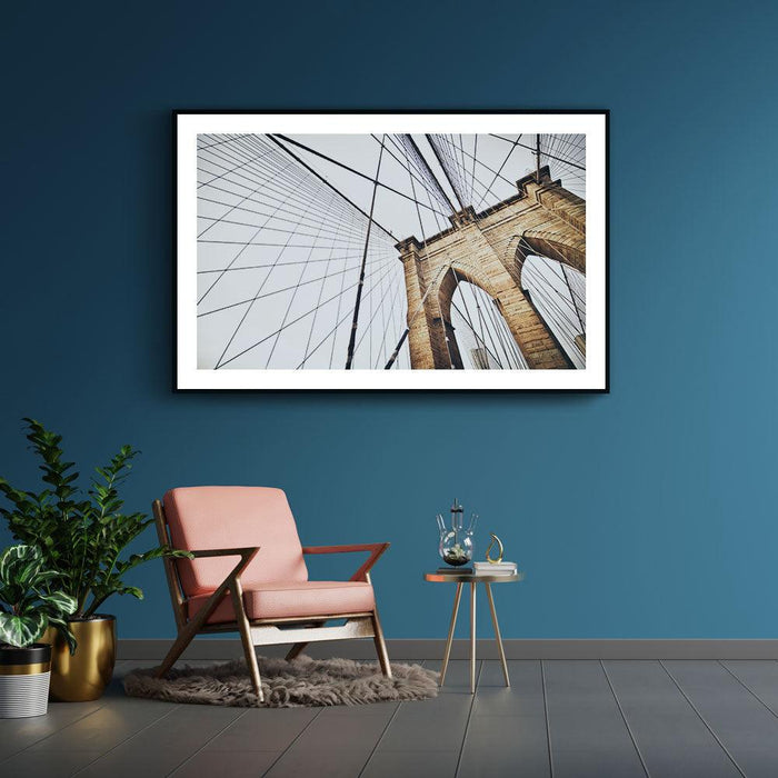 Walljar Brooklyn Bridge Up Close