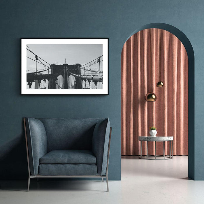 Walljar Brooklyn Bridge Up Close II