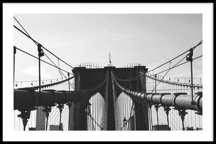 walljar Brooklyn Bridge Up Close II