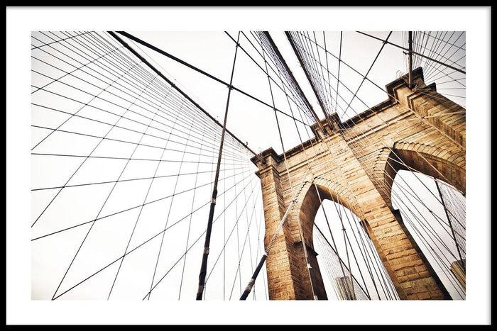 walljar Brooklyn Bridge Up Close