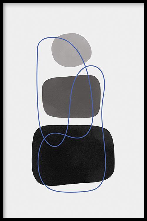 walljar Calming Shapes