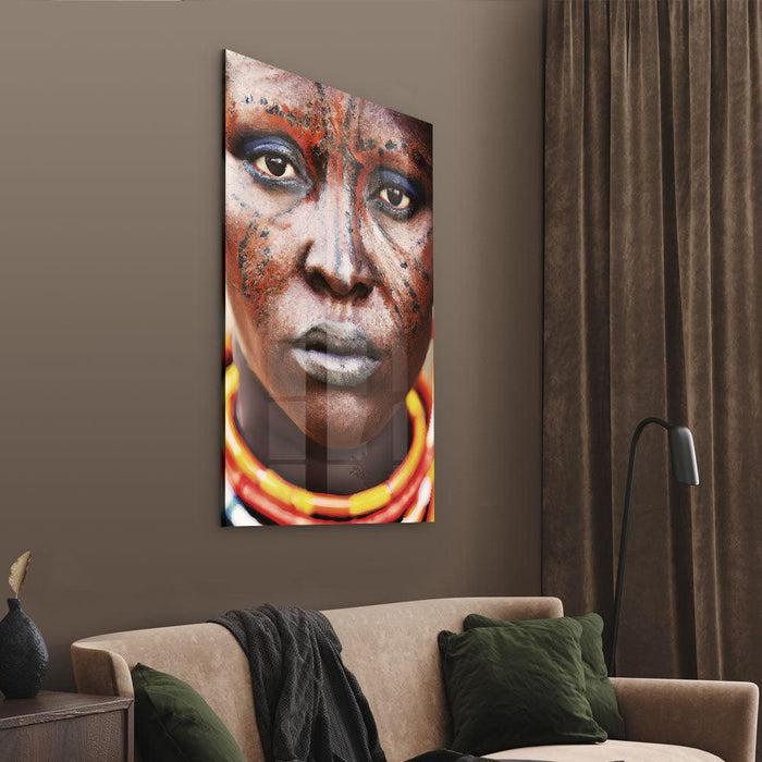 Walljar Colorful Woman