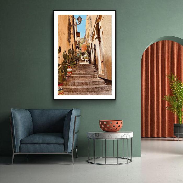 Walljar Colourful Staircase