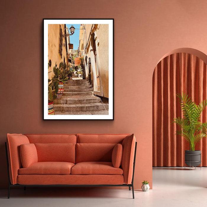 Walljar Colourful Staircase