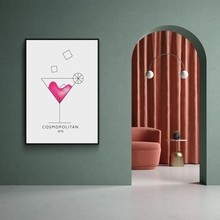 Walljar Cosmopolitan Cocktail