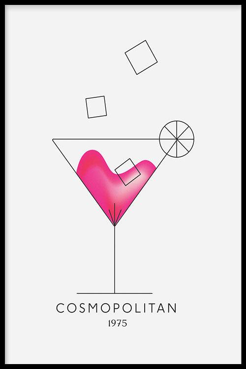 walljar Cosmopolitan Cocktail