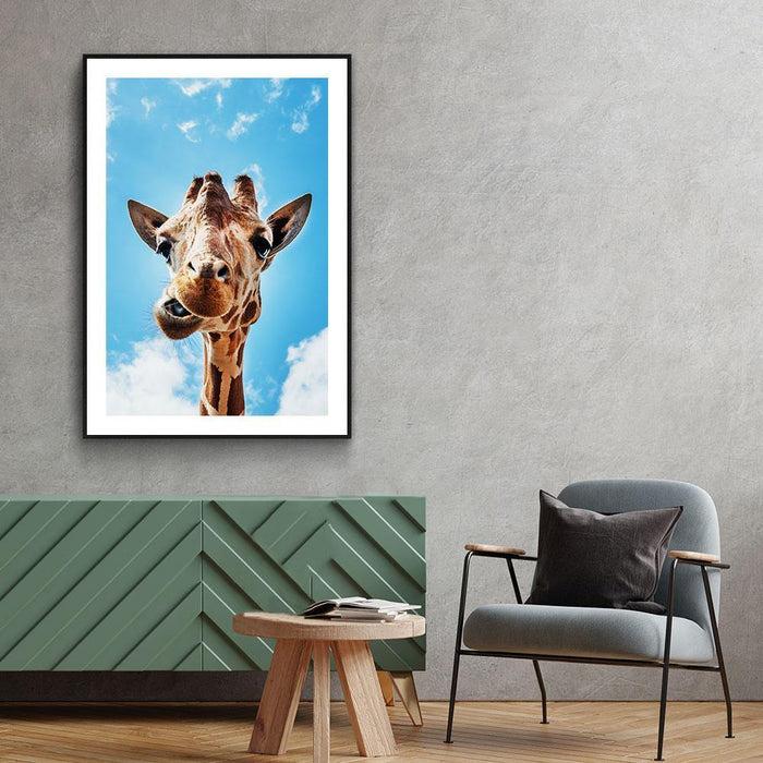 Walljar Crazy Giraffe