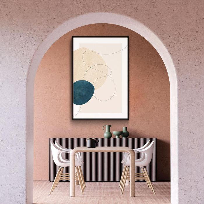 Walljar Cream Circle