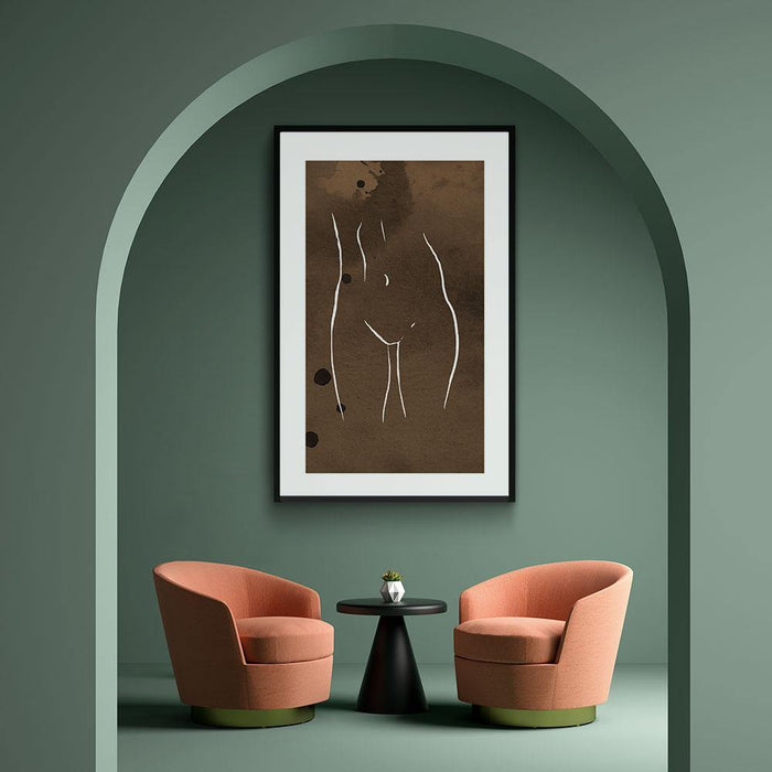 Walljar Curves Line Art