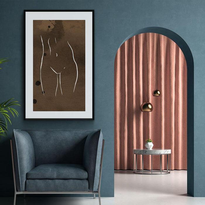 Walljar Curves Line Art