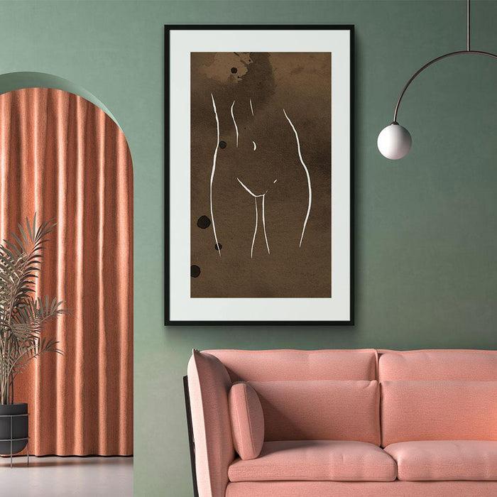 Walljar Curves Line Art