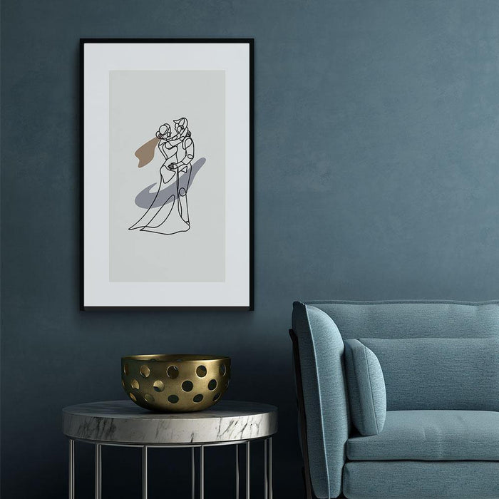 Walljar Dance Line Art