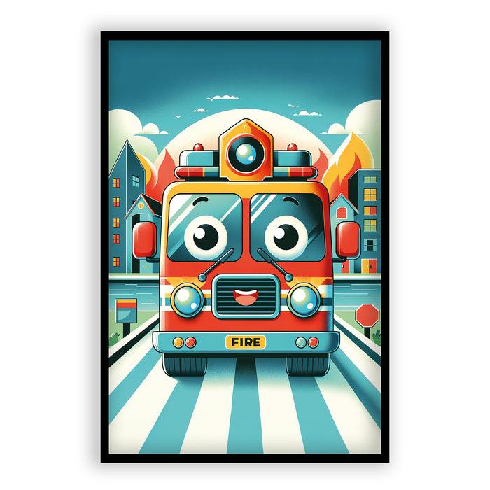 Walljar De Dappere Brandweerwagen