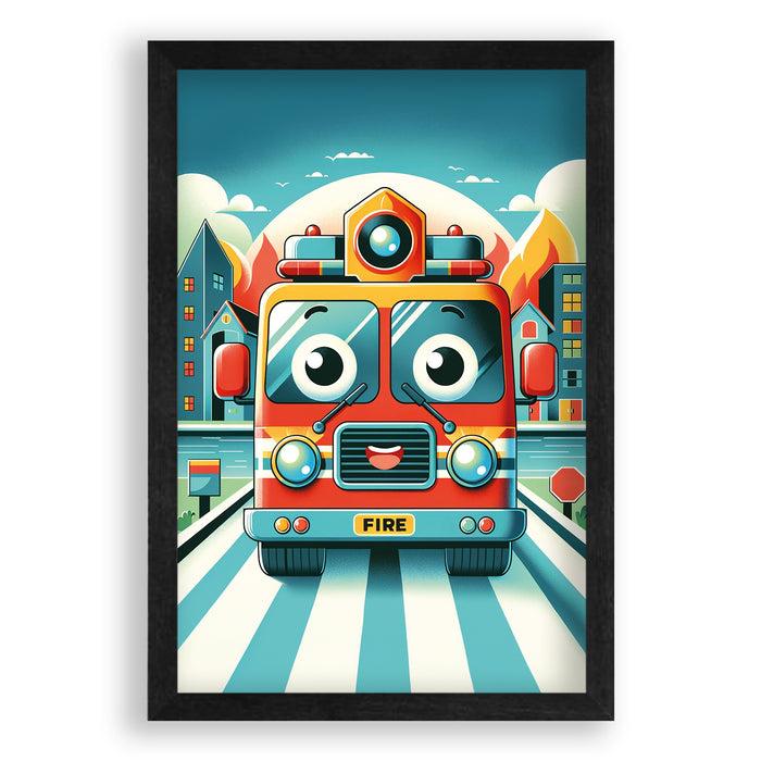 Walljar De Dappere Brandweerwagen