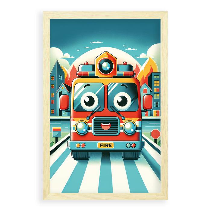 Walljar De Dappere Brandweerwagen