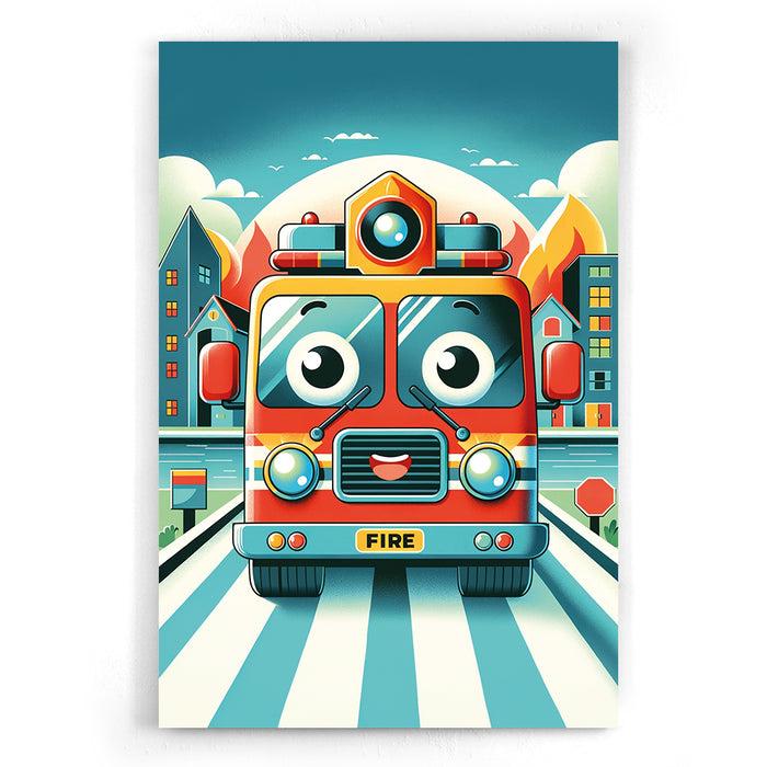 walljar De dappere Brandweerwagen