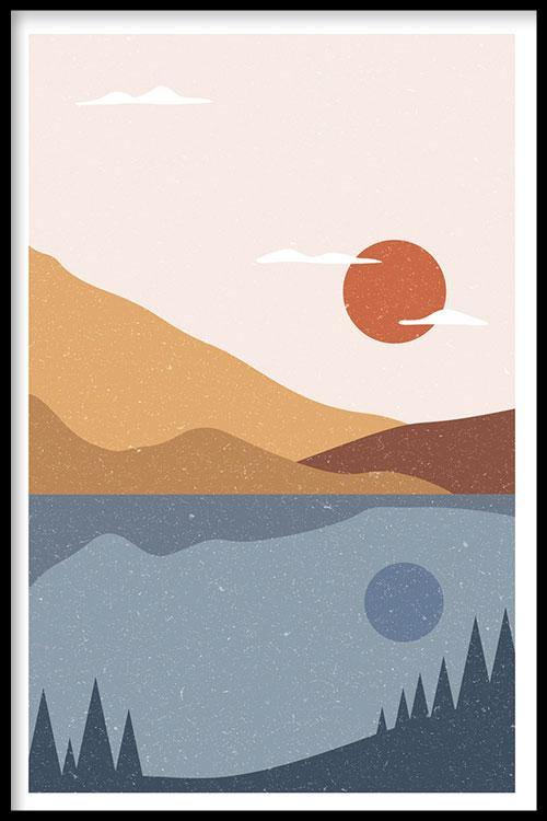 walljar Desert Waters