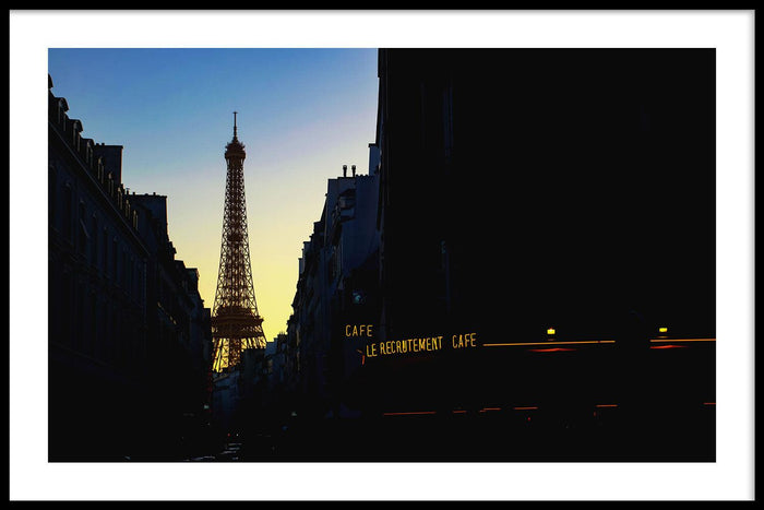 walljar Eiffeltoren Silhouet