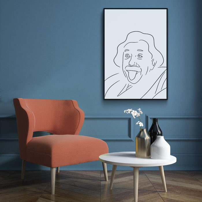 Walljar Einstein Outline II