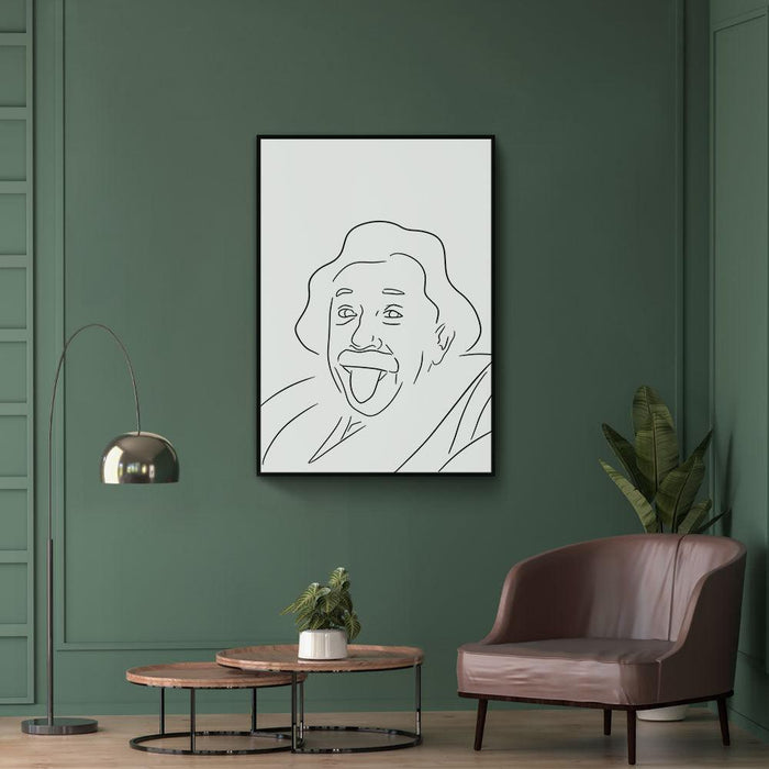 Walljar Einstein Outline II
