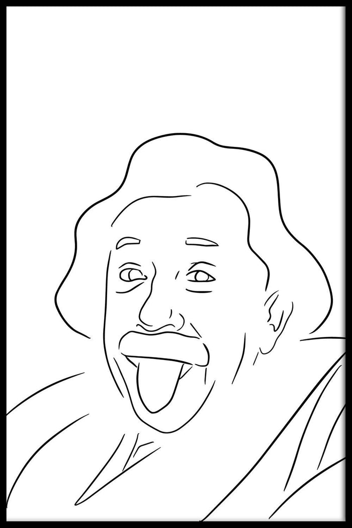 walljar Einstein Outline II