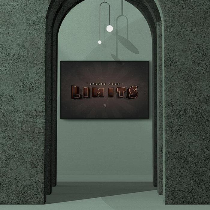 Walljar Exceed Your Limits