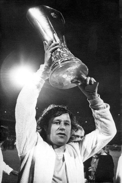 walljar Feyenoord UEFA cup Finalebeker 1974 Poster