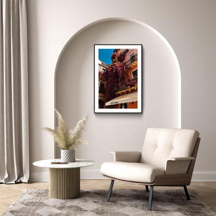 Walljar Flowers Of Trattoria