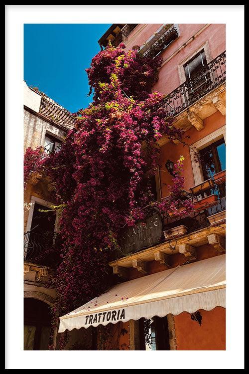 walljar Flowers Of Trattoria